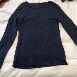 Blue long sleeve shirt
